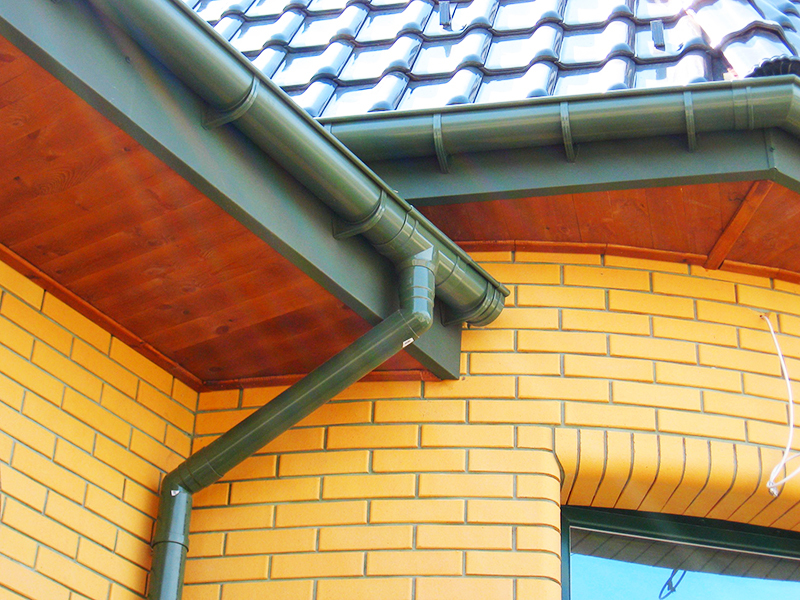 Odlivna naprava je odvisna od značilnosti strehe