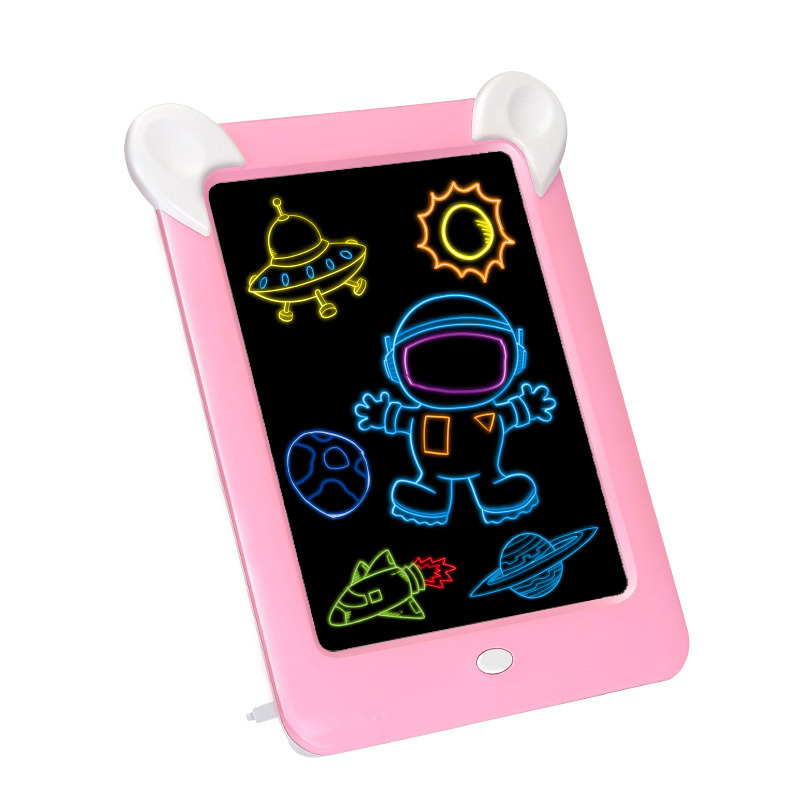 Kouzelná kreslící podložka LED Psací tablet Led Děti Dospělý zobrazovací panel Světelná kreslící tabletová hračka