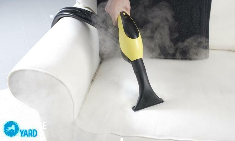 Means for cleaning upholstered furniture at home