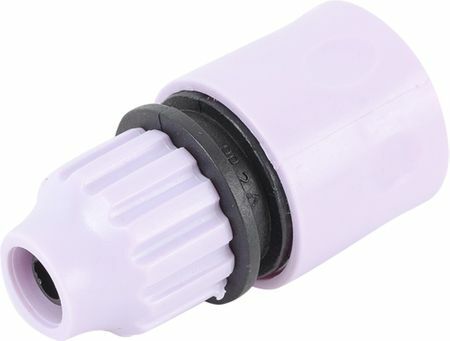 Boutte connector 8 mm paars