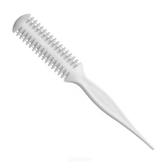 Long plastic thinning razor