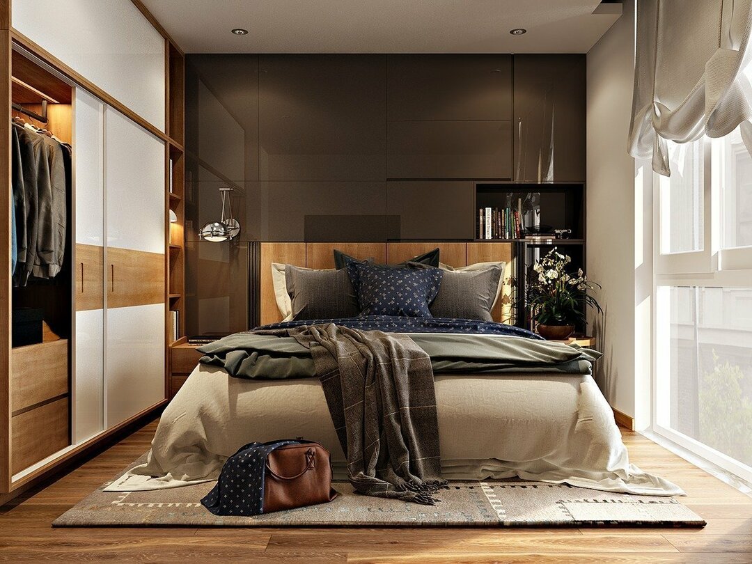 stile moderno della camera da letto