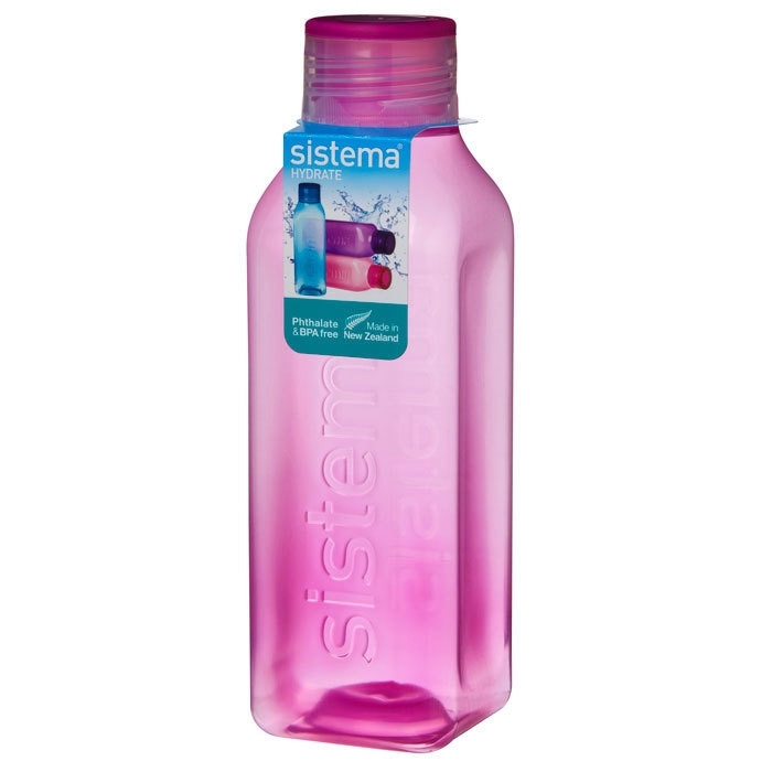 Botella hidratante cuadrada 725 ml
