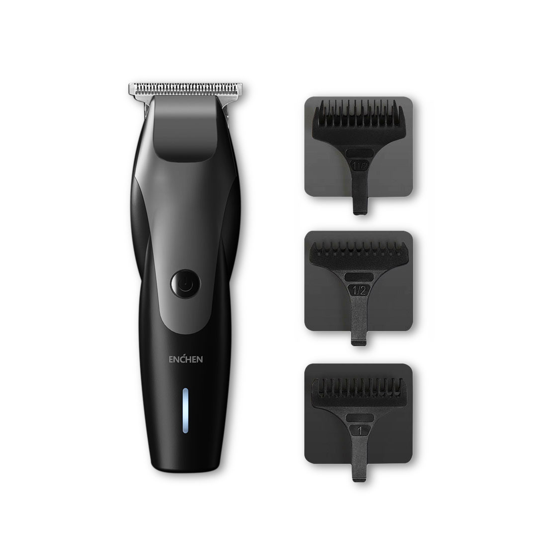  Hummingbird Electric Hair Clipper USB Charging Low -noise Hair Trimmer med 3 hårkam fra Xiaomi Youpin