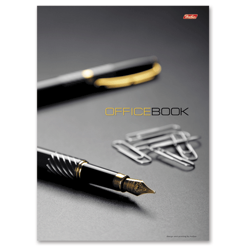 Notesblok 7BC A4, 205 * 290mm, 120l. Hatber / Hatber, reg. laminat., 5-farve blok, Office Book, 120BB4V1_07971 (B847