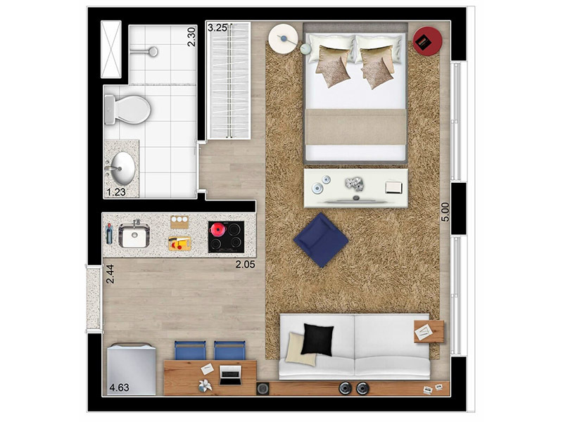 The most popular layouts of budget apartments up to 2.5 million