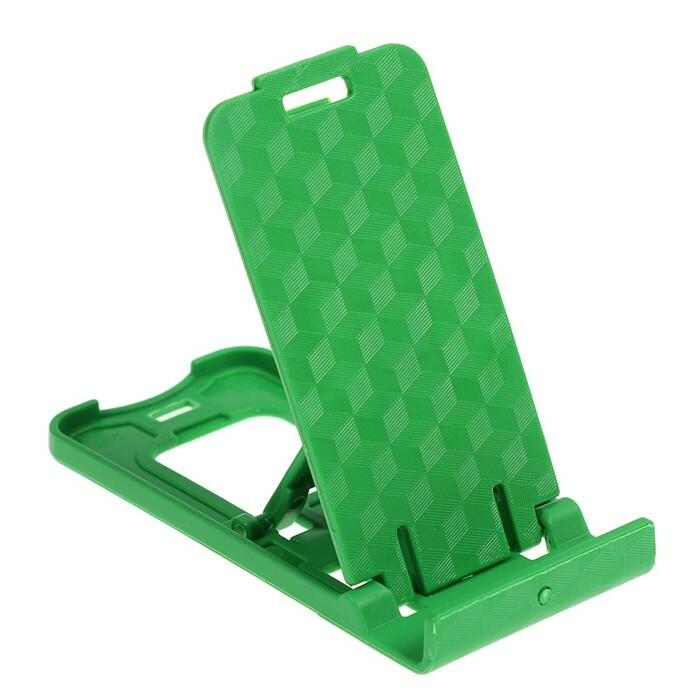 LuazON phone stand, foldable, height adjustable, green