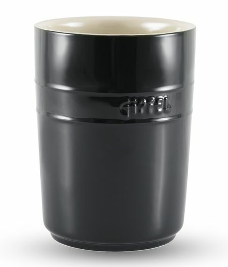 3918 GIPFEL Stand for accessories MAJOLICA 900ml, 11x15cm. Color: dark green. Material: heat resistant ceramic