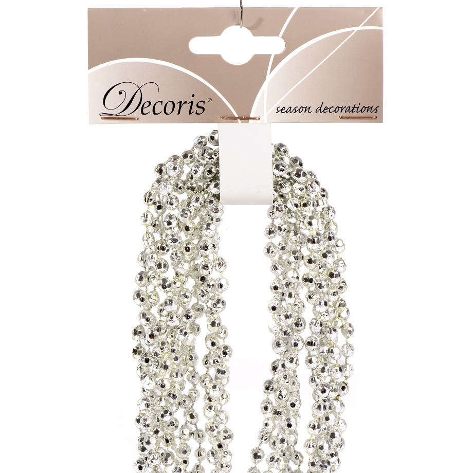 Perline in plastica Diamond Spread 270 cm bianco 001481