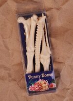 Sett med penner Bones Funny Bones 4stk (PVC -eske)