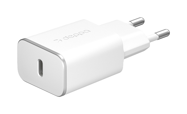 Wall charger Deppa Power Delivery USB type-C 2,1A White