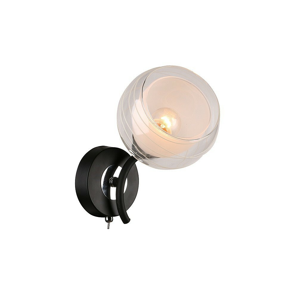 Nástěnná nástěnná ID lampa Nerina 845 / 1A-Blackchrome