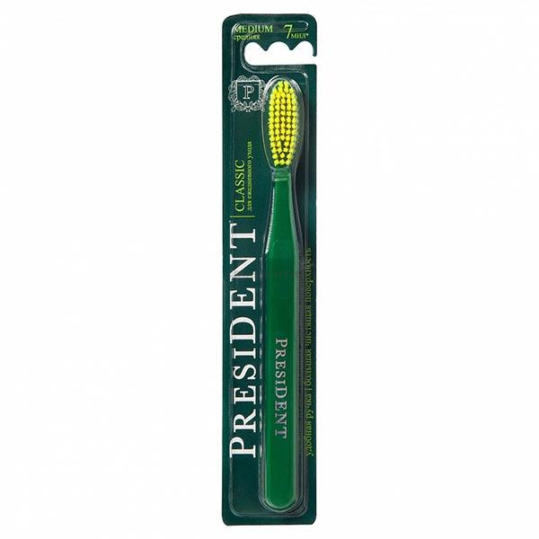 Cepillo de dientes President Classic Medium