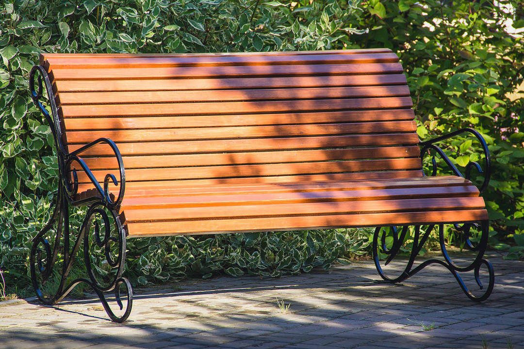 wrought iron benches for garden design