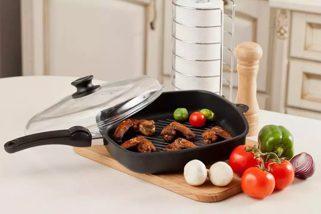 grill pan with removable handle