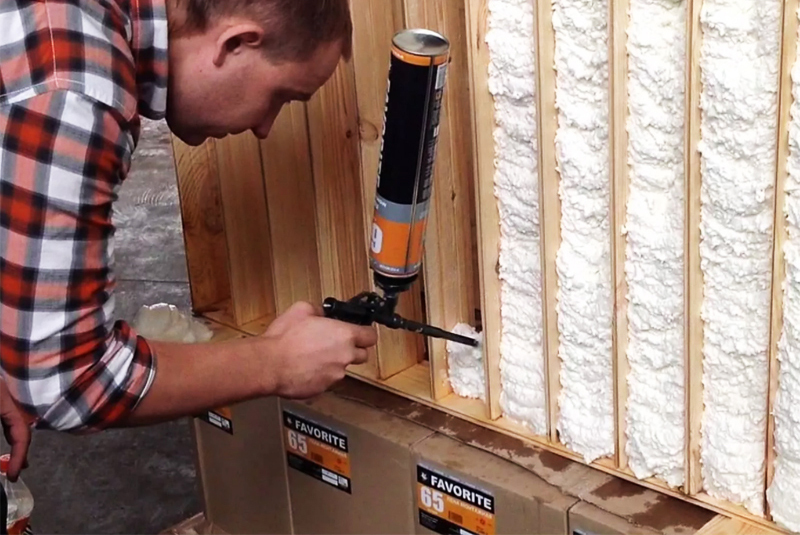 Evde duvar yalıtımı için köpük nasıl kullanılır