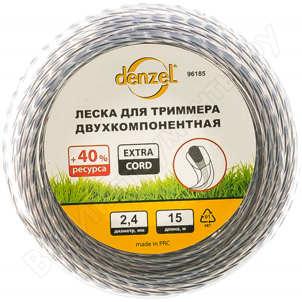 Trimmer line, square 13 mm x 15 m denzel russia: prices from 24 $ buy inexpensively in the online store