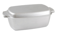 Aluminium braadpan met deksel, 5,5 l