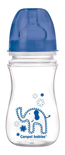 Canpol kūdikiams skirtas EasyStart buteliukas 240 ml mėlynas
