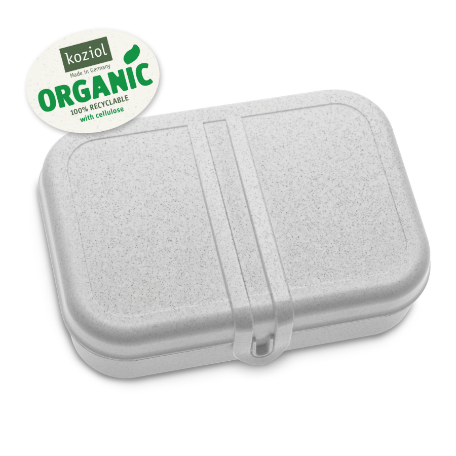 Lunch box PASCAL L Organic, gray Koziol 3152670