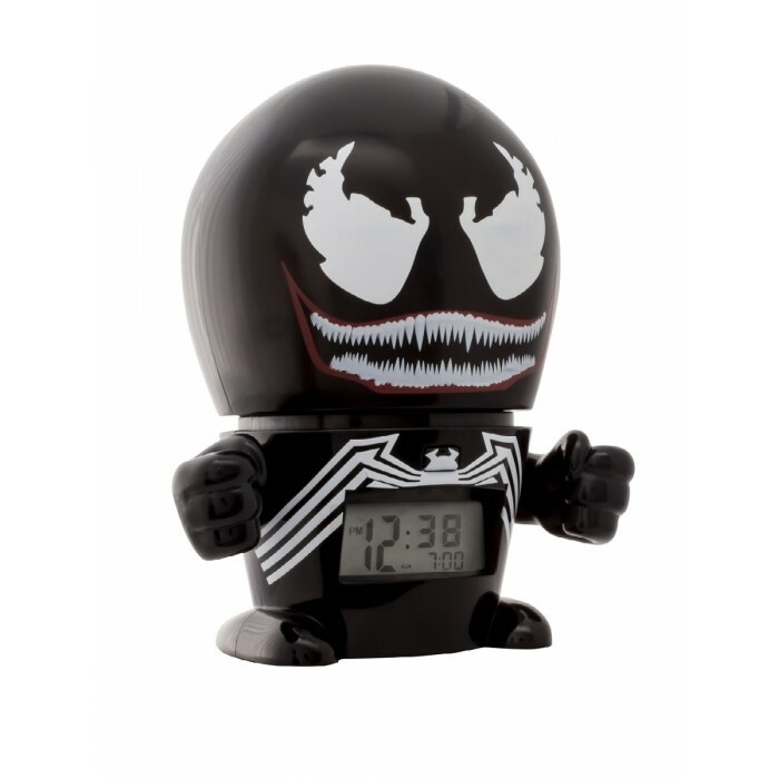 Katso Marvel (Marvel) Herätyskello BulbBotz -minifiguuri Venom Venom 14 cm