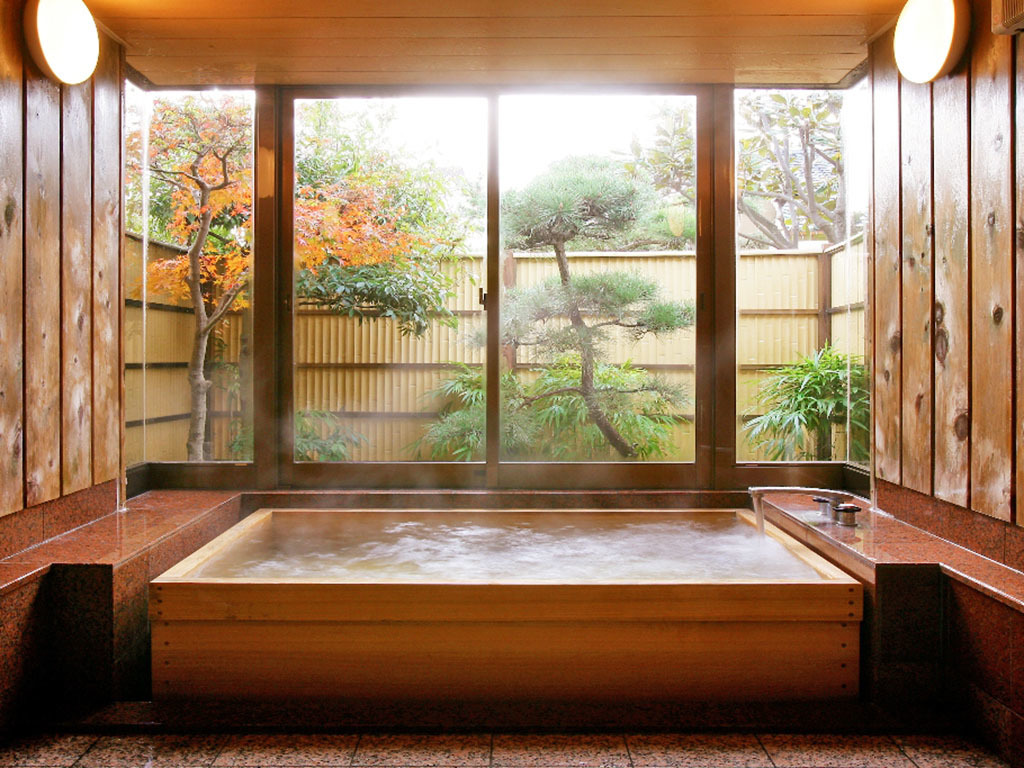 Badkamer in Japanse stijl ontwerp