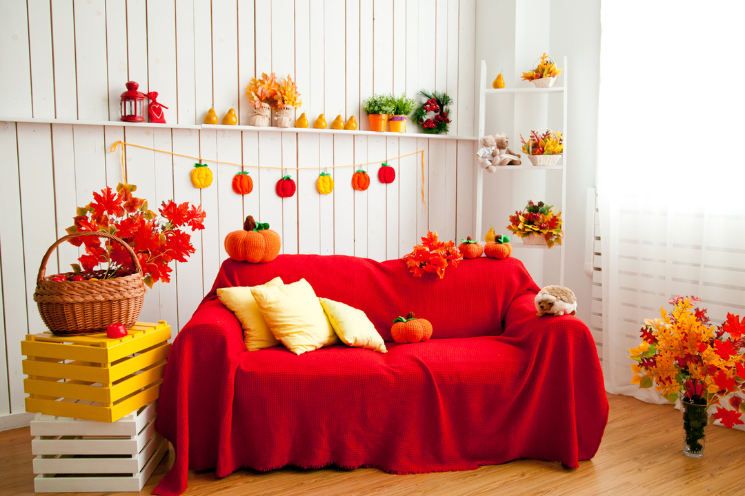 Jesenná výzdoba miestnosti