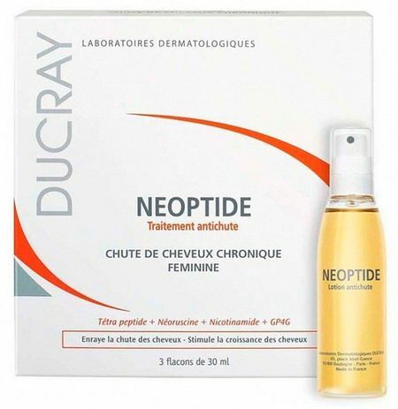 Ducray Loción Anticaída Neoptide, 3 * 30 ml