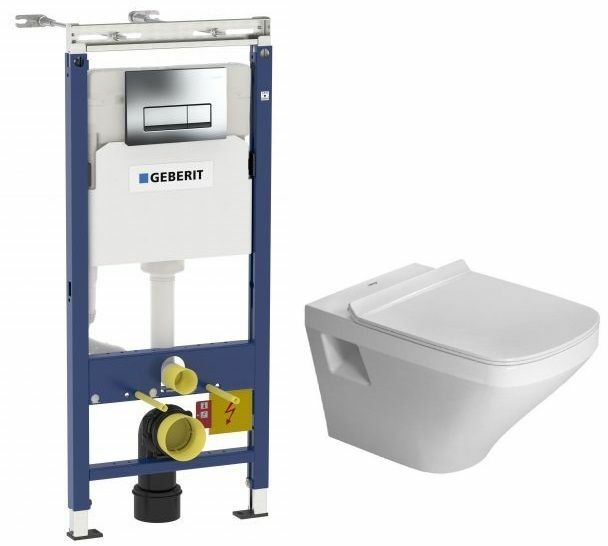 Toalett väggmonterat set Duravit Durastyle 2536090000 + 0063790000 + Geberit installationssystem 458.125.21.1