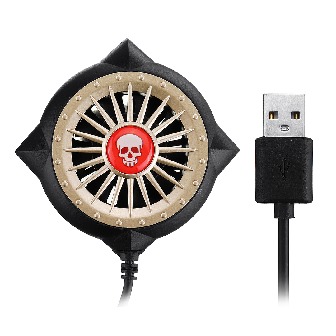 Pārnēsājams mobilā tālruņa dzesētājs USB dzesēšanas ventilatora spēle Arrow Mute Radiator Viedtālruņa radiators
