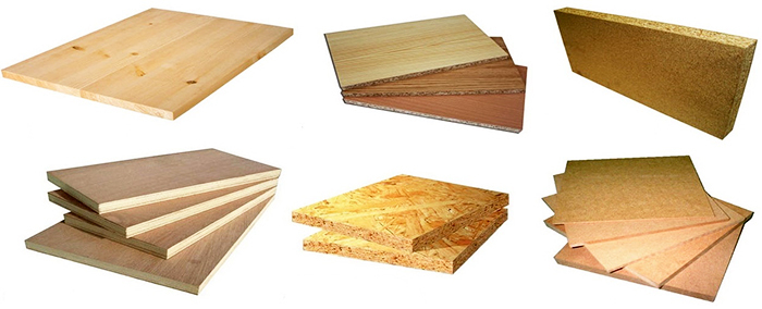 Uma variedade de materiais são usados ​​para a fabricação de móveis.