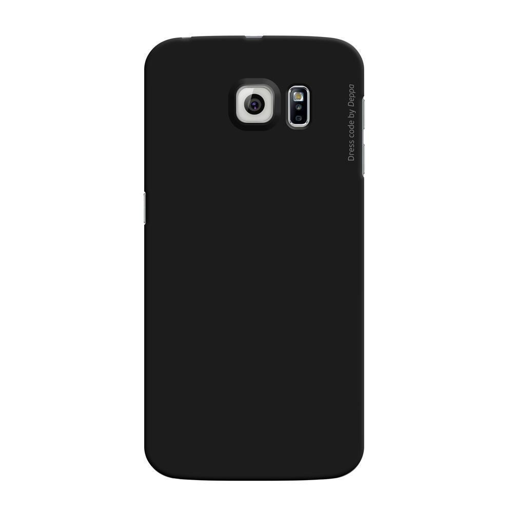 Ovitek Deppa Air za Samsung Galaxy S6 Edge (SM-G925) plastika (črna)