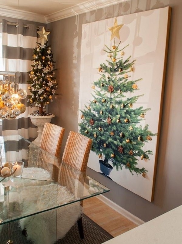 Que tipo de conjunto da árvore de Natal em um apartamento minúsculo