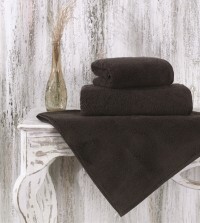 Mora handdoek, microkatoen, 40x60 cm, bruin