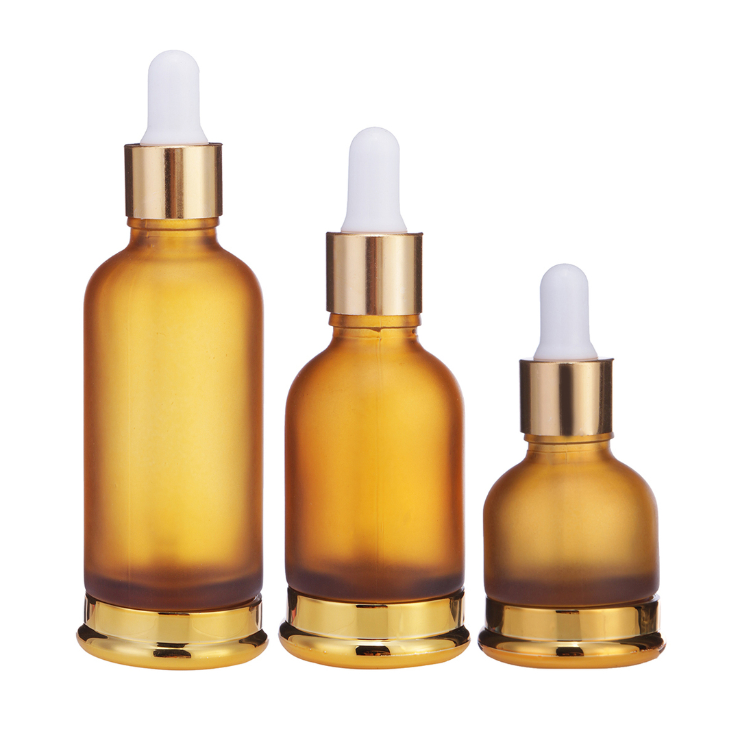 pc. 20/30/50 ML Lege Pipet Fles Draagbare Amber Essentiële Olie Glas Parfum Massage Flessen Pipetten Hervulbare Flessen