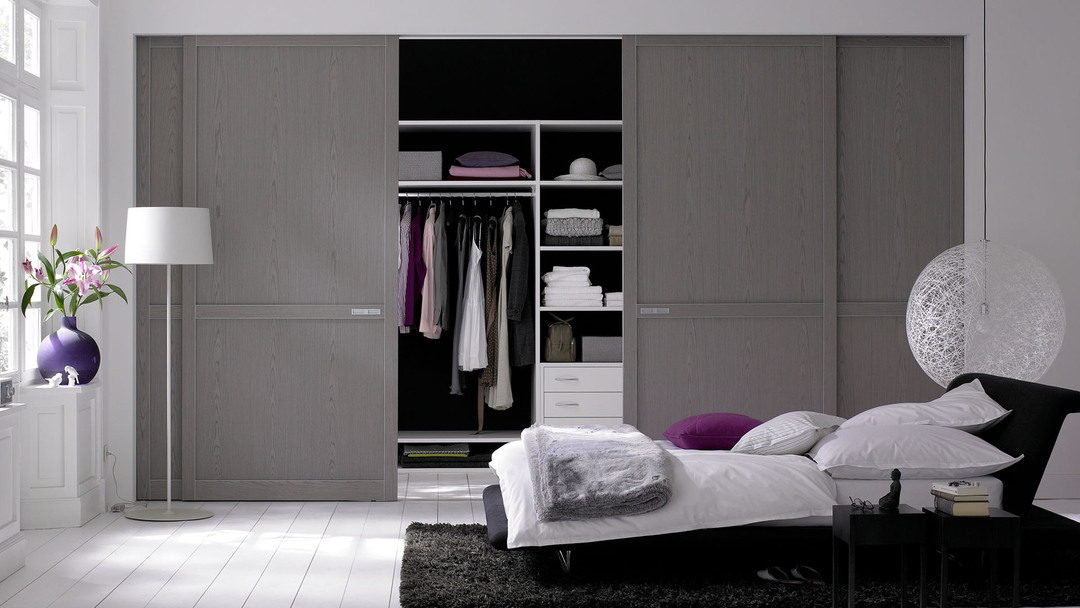 Šatna v ložnici +100 fotografií: design ložnice se šatnou