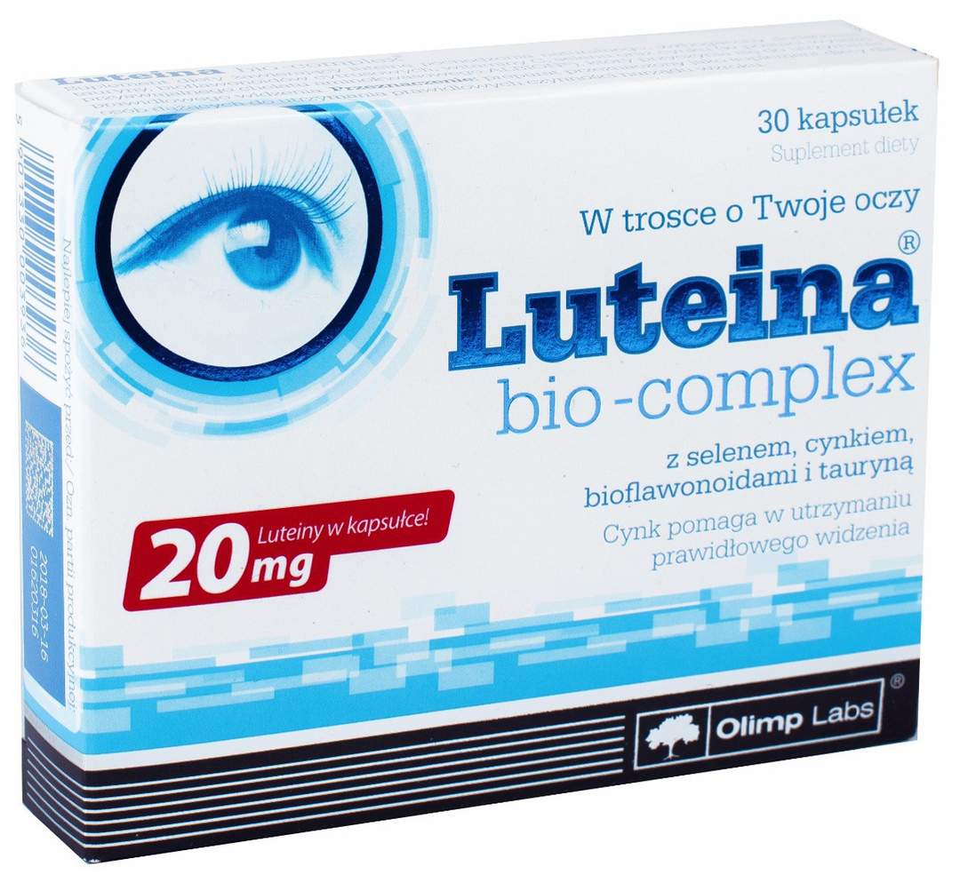 Suplement na wzrok Olimp Labs Luteina Bio Complex 30 kaps. neutralny