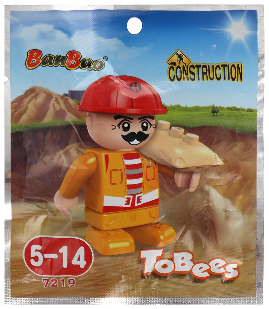 Construtor de plástico BanBao Estatueta Tobees 8093 (7216-7228)