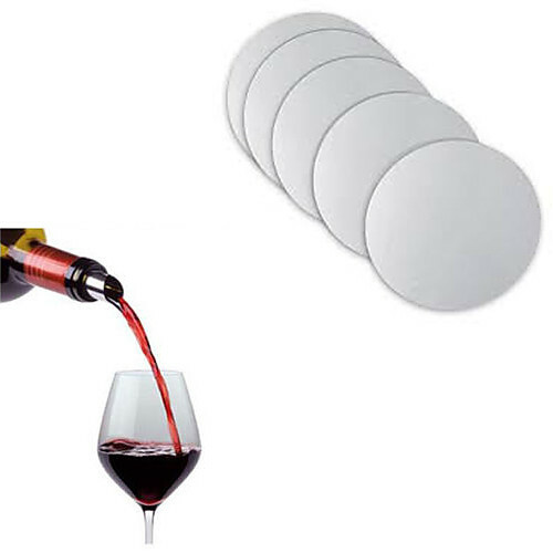 Tapón de boquilla de botella de barra de jugo de vertedor de vino de disco de lámina reutilizable