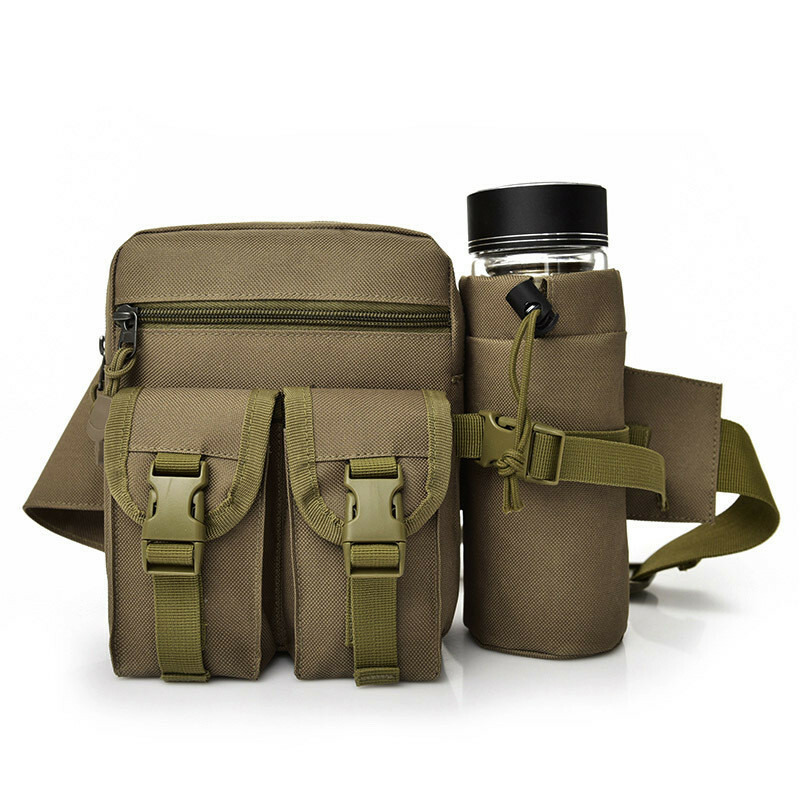 Többfunkciós, nagy kapacitású utazási hátizsák lovagló vizes palackok szabadtéri taktikai táska