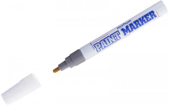 MUNHWA paint marker, 4 mm, nitro-base, aluminum body, silver, PM-