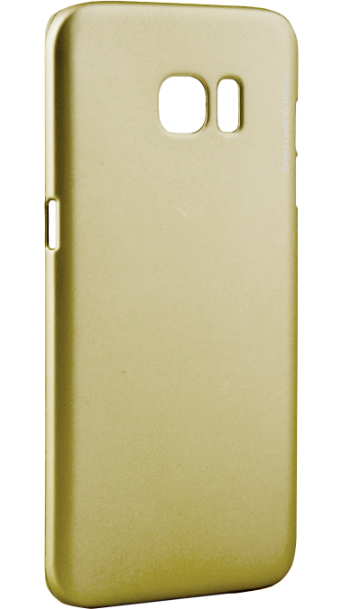 Coque Deppa Sky pour Samsung Galaxy S6 plastique + film de protection (doré)