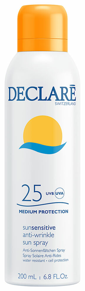 Deklarér solfølsom anti-rynke solspray SPF 25 200 ml