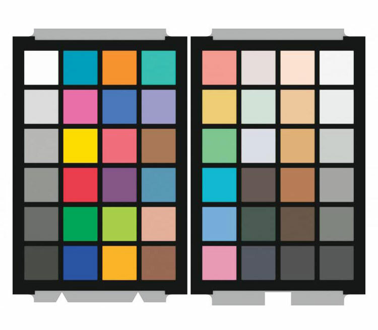 Escala de cores dos CARTÕES DATACOLOR SPYDERCHECKR