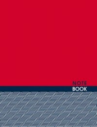 Laptop Notebook. Vermelho e textura, A6 +, 96 folhas, gaiola
