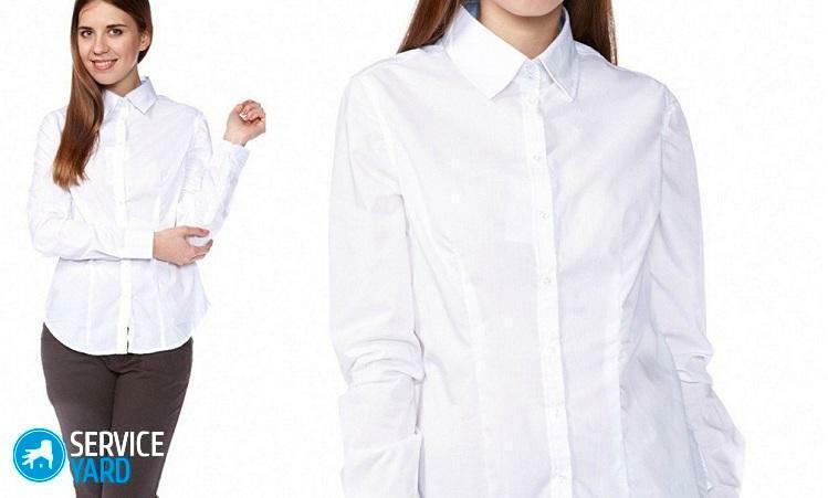 How to whiten the collar of a white shirt at home?