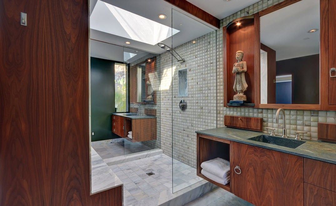 Badkamer Japanse stijl decor