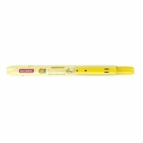 Automātiskais marķieris Apaļās krāsas pildspalva, banānu smarža, dzeltena