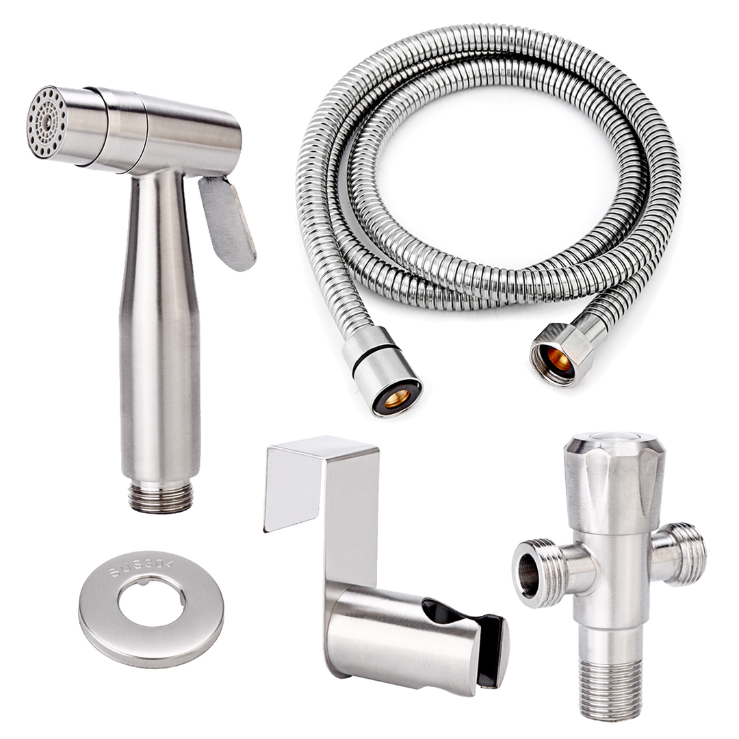 Set di tubi flessibili per doccia con soffione doccia in acciaio inox per doccia portatile Shattaf