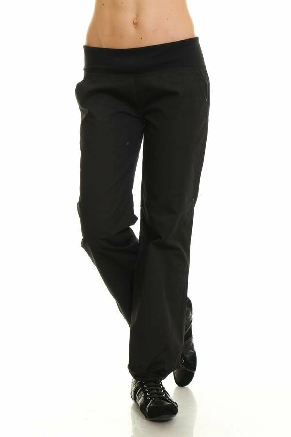 Bukser for kvinner svart DOMYOS L301FS47